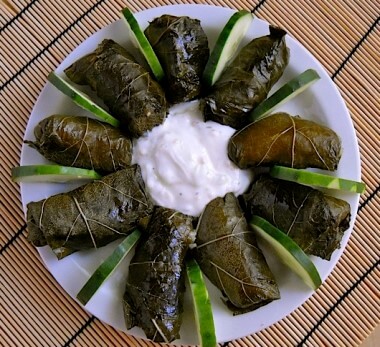 stuffed grape leaves